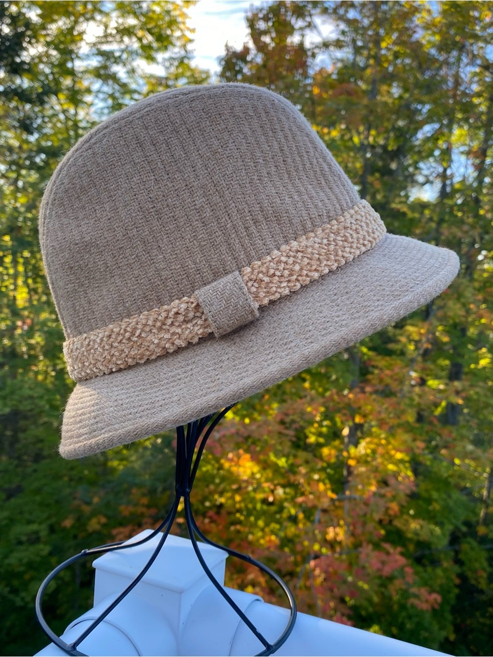 Knox New York Vintage Tan Bucket Hat